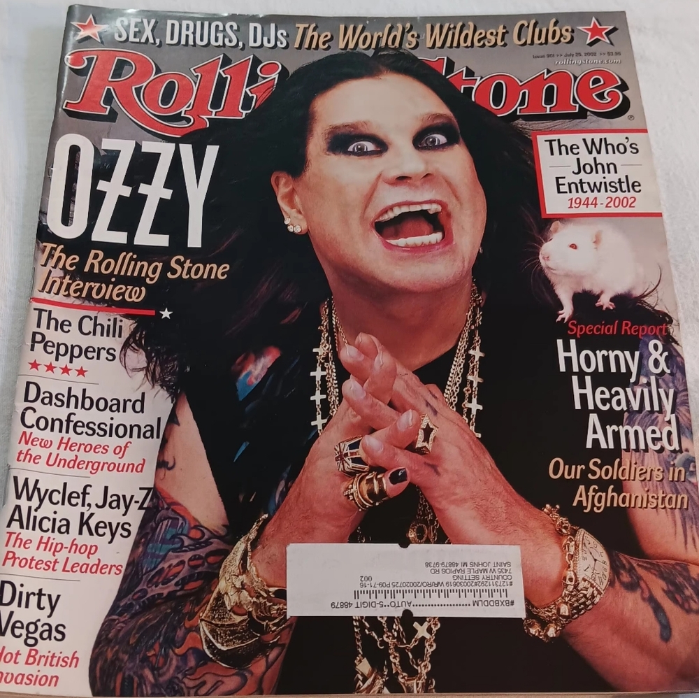 Rolling Stone Ozzy Osborne 2002